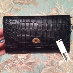 NWT Kate Landry black wallet