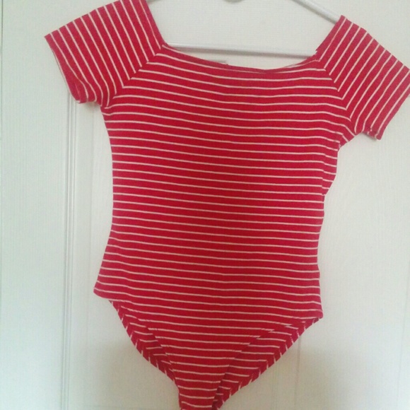Striped bodysuit