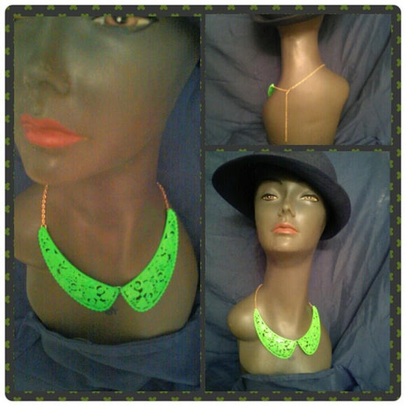 Neon Lace Bib - Picture 2 of 3