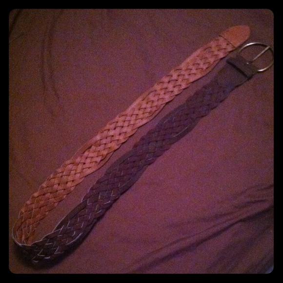 Brown fancy belt