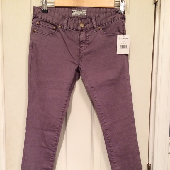 Free People violet skinnies