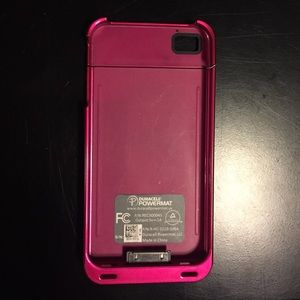 Pink iPhone 4/4s Duracell Powermat case