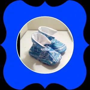 BOHEMIAN BLUE BABY BOOTIES