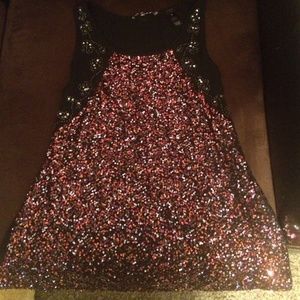 Sequined BKE boutique tank from buckle