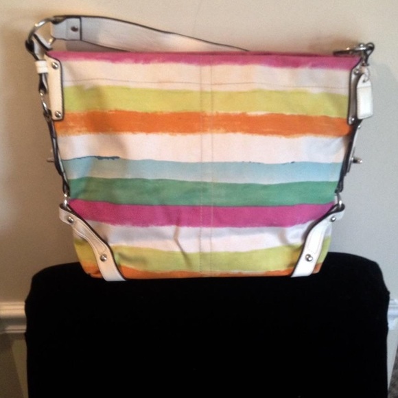 Coach Multi- color Handbag- authentic!