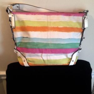 Coach Multi- color Handbag- authentic!