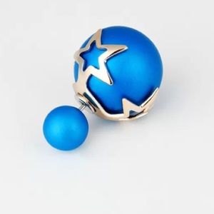 Blue Star Tribal Earrings