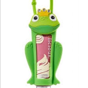 Frog lip gloss holder and lip gloss set