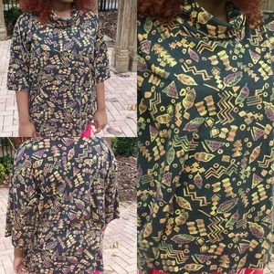 Funky 80s oversized top