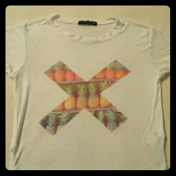 Brandy Melville white crop top