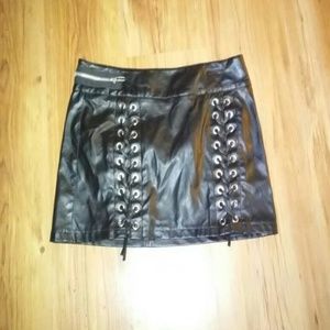Tripp corseted leather skirt size medium