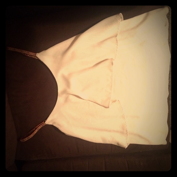 Gianni Bini layered chiffon tank