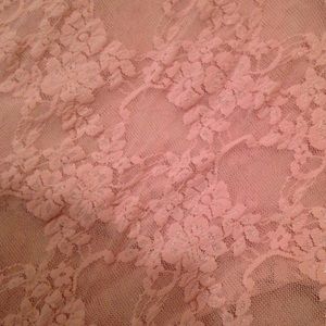 pink see through crop top