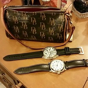 DB watches and bag and 2 watches
