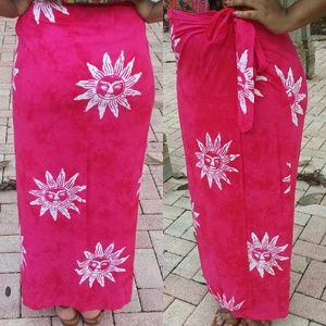 BRIGHT AND BEAUTIFUL SARONG OR HEADWRAP