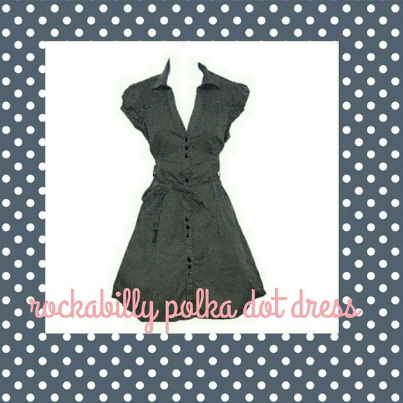 Vintage A line rockabilly dress