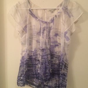 Sheer Banana Republic top