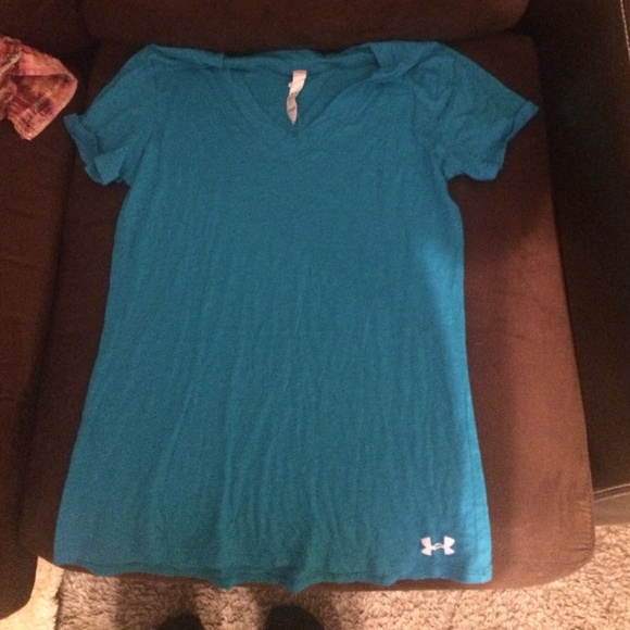 blue under armor v neck!