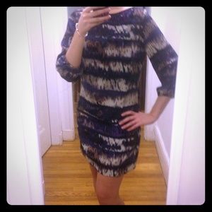 Multi colored print dress