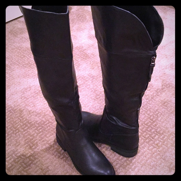NWOT Knee High Black Boots