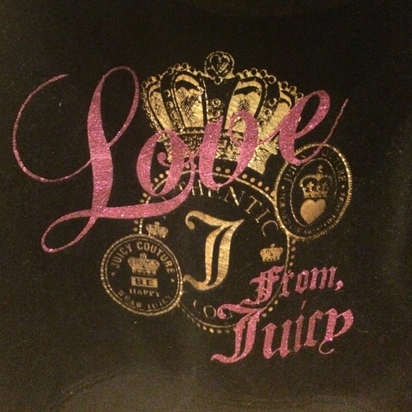 Juicy couture Black Juicy Zip Up Hoodie - Picture 2 of 4