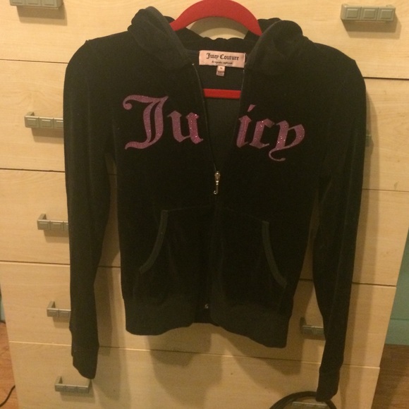 Juicy couture Black Juicy Zip Up Hoodie - Picture 3 of 4