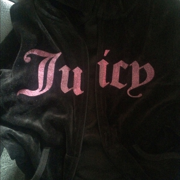 Juicy couture Black Juicy Zip Up Hoodie - Picture 4 of 4