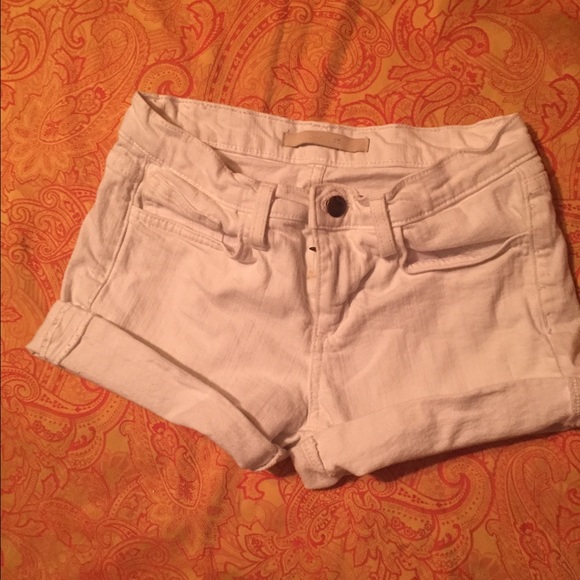 Joes jeans white jean shorts