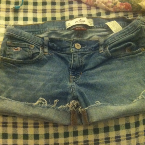 Homemade jean shorts