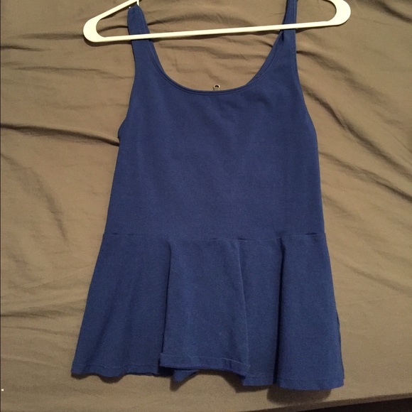 Express peplum tank top