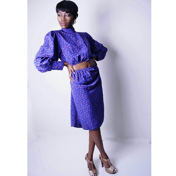 PAISLEY PASSION 2 piece crop DRESS
