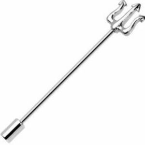 Devil Pitchfork Industrial Piercing Jewelry.