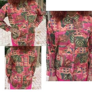 Vintage printed Blouse