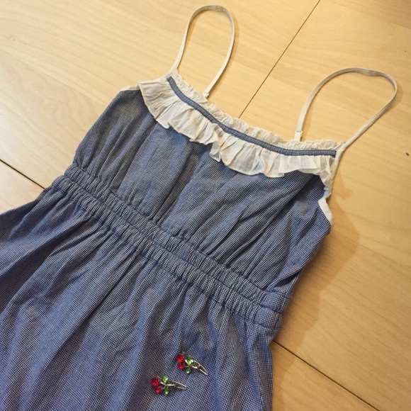 ๐ทHP๐ท Kimchi Blue Gingham Blue Sundress - Picture 2 of 4