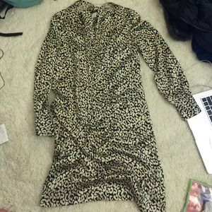 Black and beige J. Crew silk dress price reduced!!