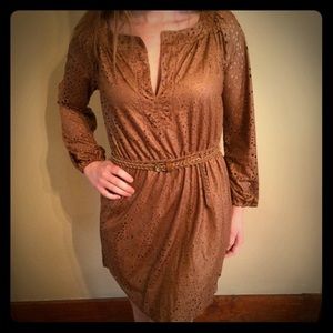 NWT Leather Like Cut-Out Dress