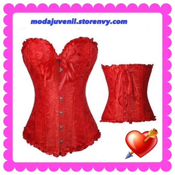2Pcs Set Sexy Women's Corset and Thong