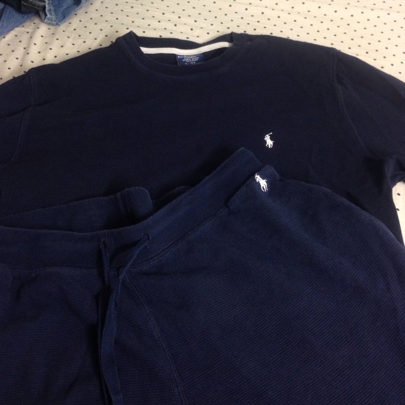 Long sleeve long john Ralph Lauren top and bottom.