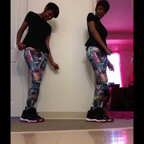 Printed leggings
