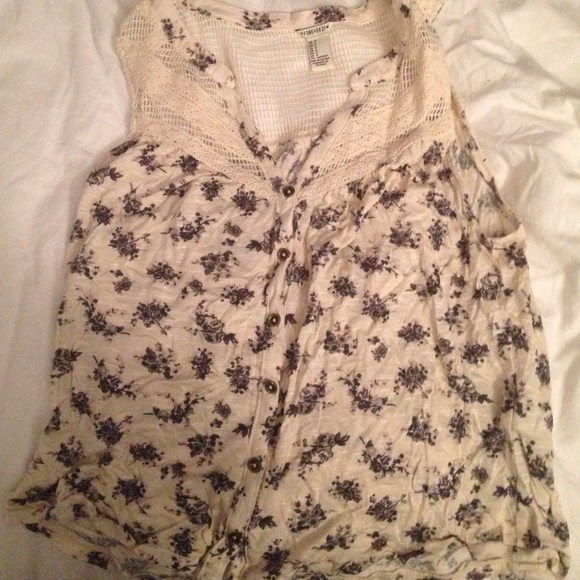 Forever 21 Floral Tank