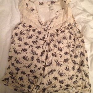 Forever 21 Floral Tank