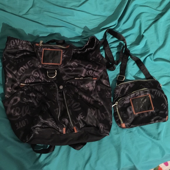 Victoria's Secret Backpack and Crossbody Purse