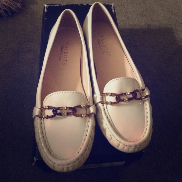ivory talbots flats