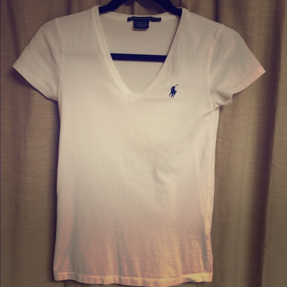 White Ralph Lauren v-neck