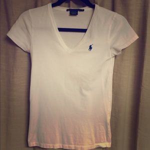 White Ralph Lauren v-neck
