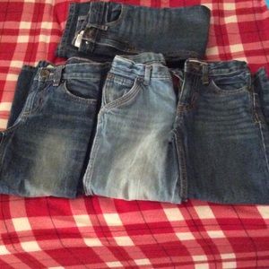 4 pairs of boys jeans