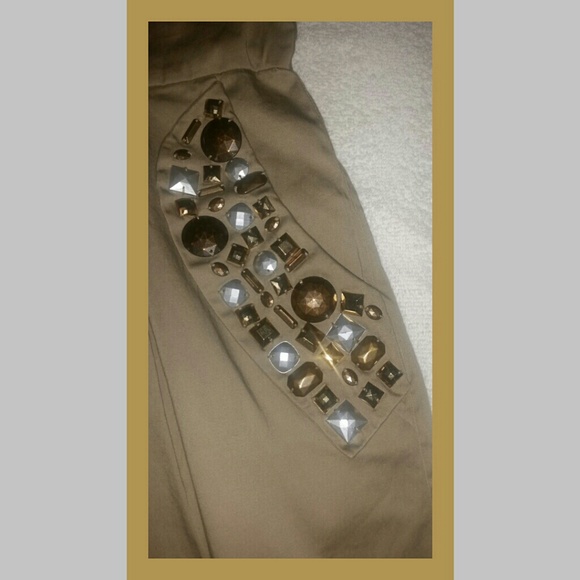 NWOT * The Limited * Strapless Khaki Dress * - Picture 2 of 4