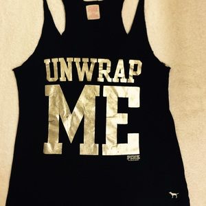 💗VS BLACK & SILVER UNWRAP ME TANK💗
