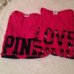 💖BUNDLED💖 Victoria's Secret "Pink" T-Shirts