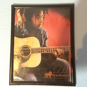 bob marley framed poster